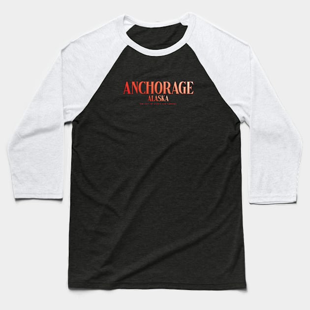 Anchorage Baseball T-Shirt by zicococ
